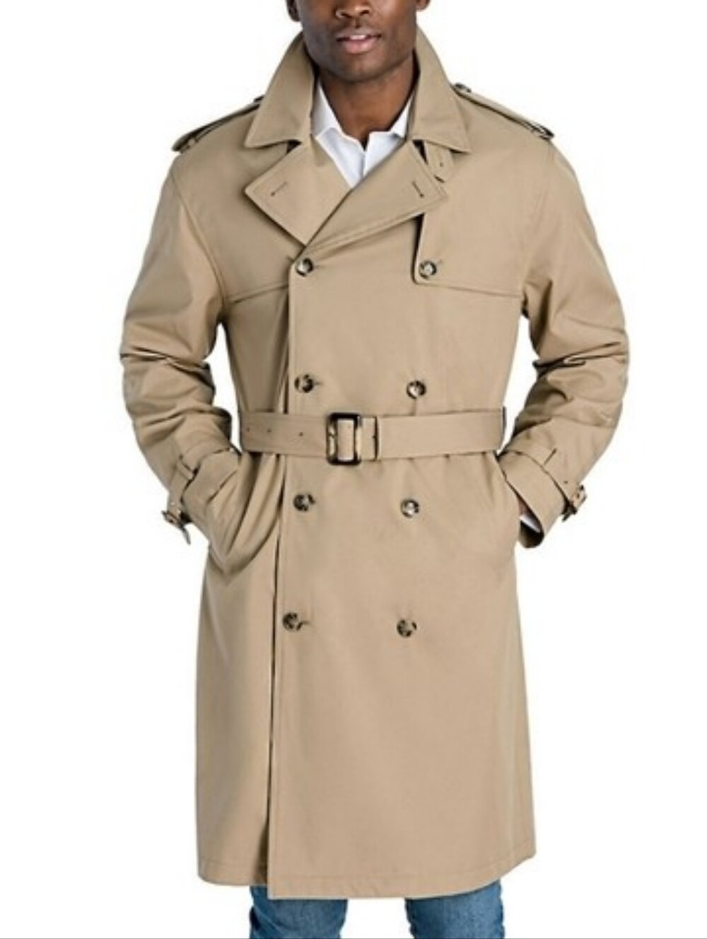 London Fog Classic Double-Breasted Trench Coat